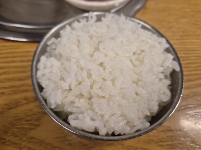 Generous portion of rice