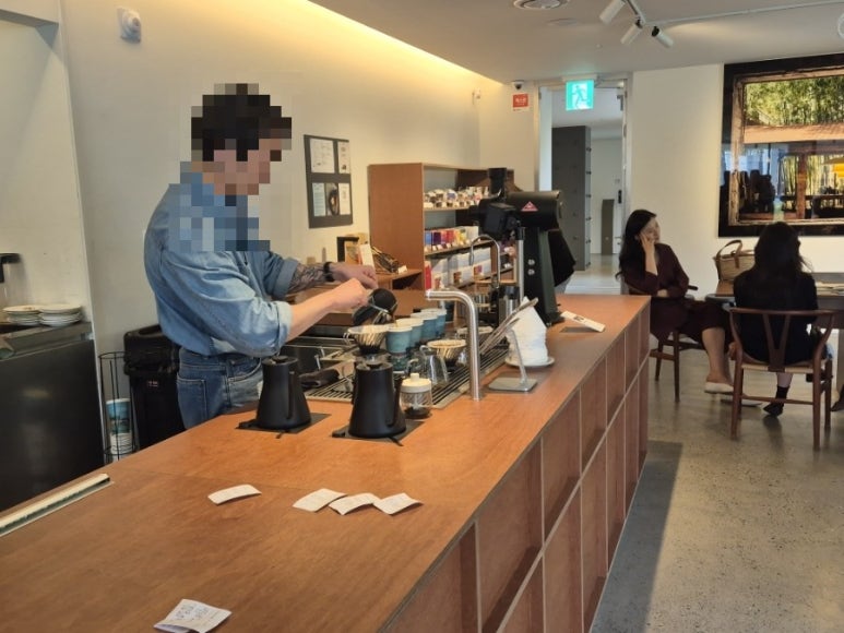 ドリンク待ち案内