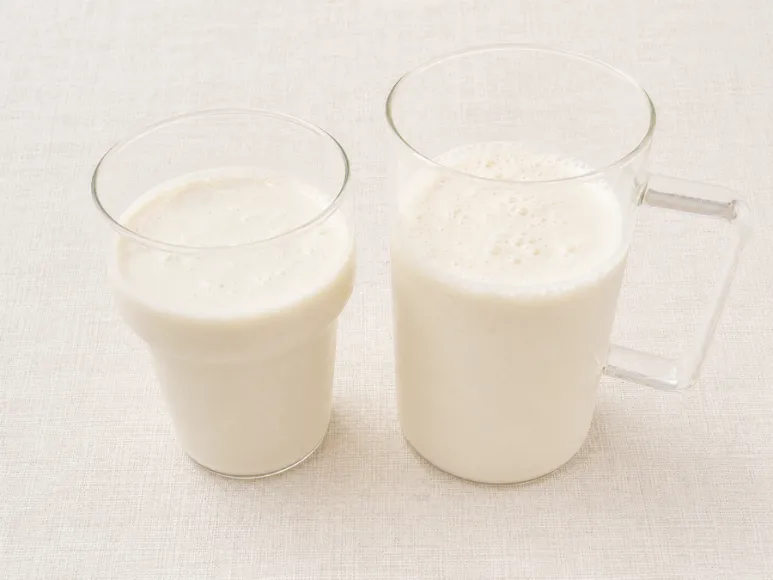 Boisson du jour] Milkshake à la banane… sans glace !~~♡