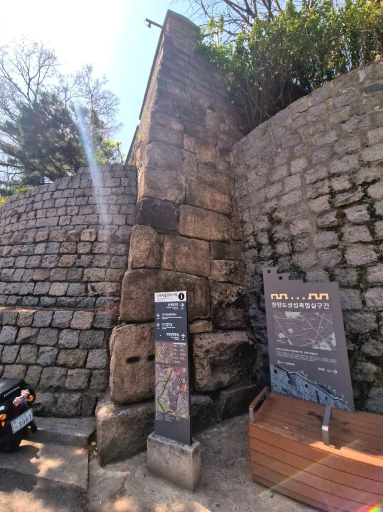 Jangchung-dong : Sentier du Mur de Forteresse de Dasan & Bibliothèque Dasansunggwak
