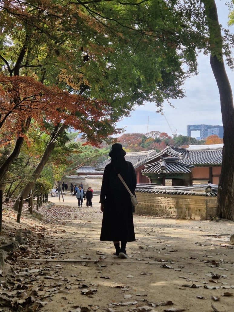 Paysage intérieur du Sanctuaire de Jongmyo