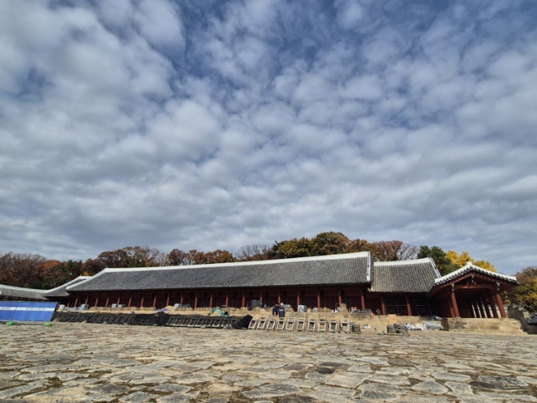 Salle de culte du Sanctuaire de Jongmyo