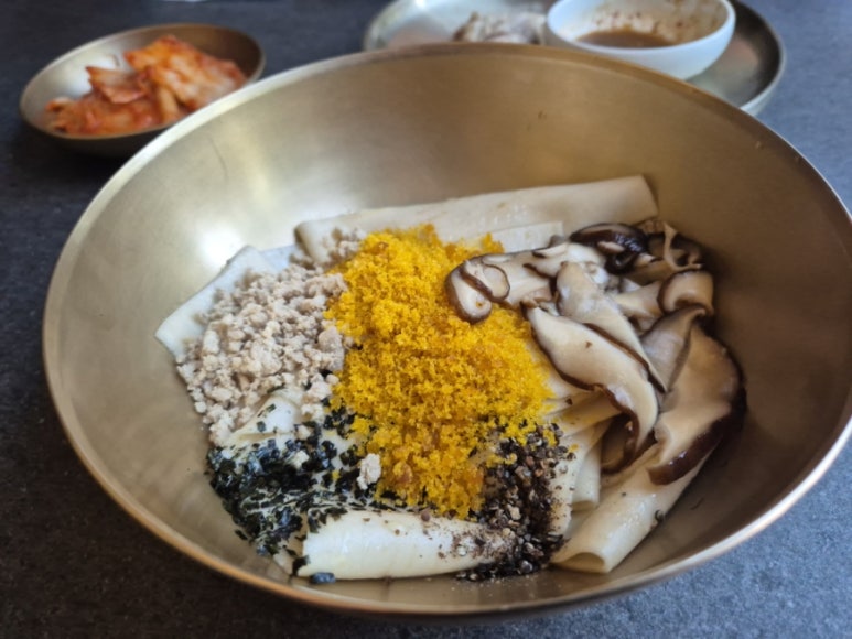Ingredientes de los fideos Anseong