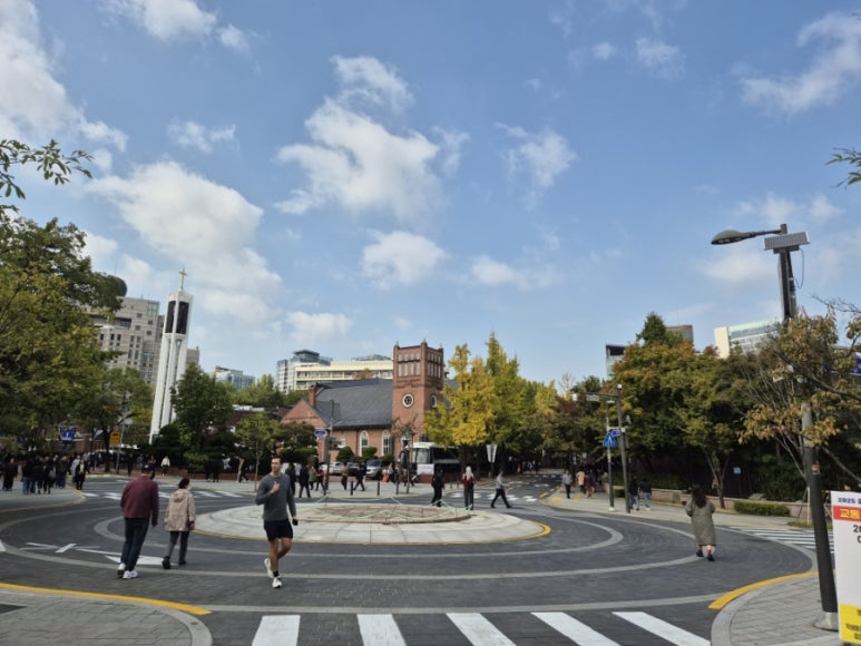 Paisaje de Jeongdong-gil