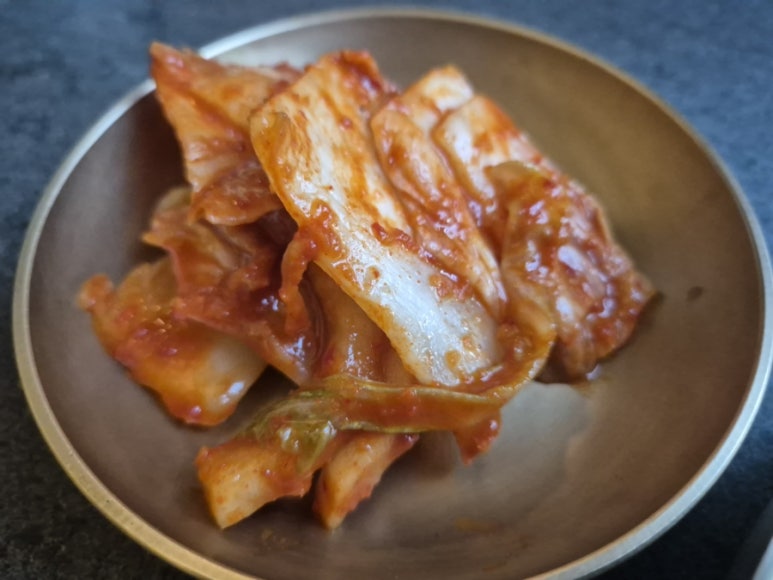 Detailansicht von Kimchi