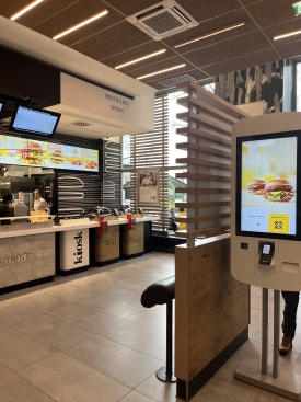 Intérieur de McDonald's