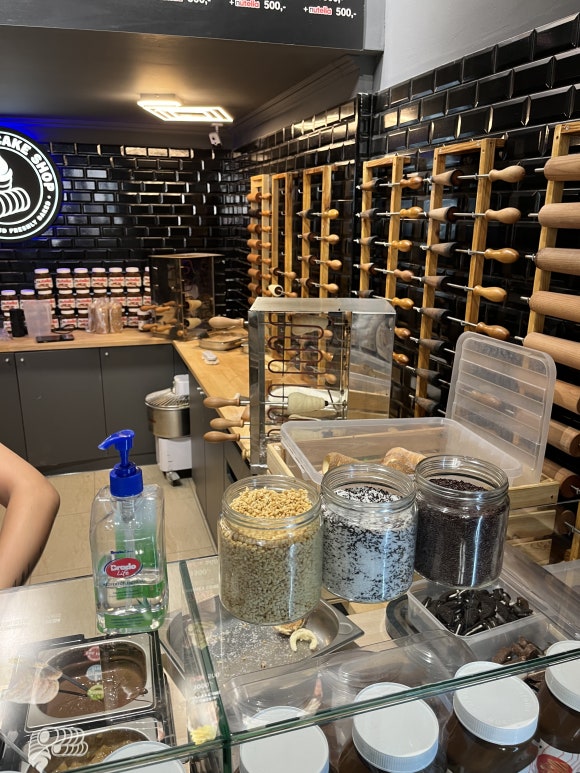 Gâteau en cheminée de chimney cake shop