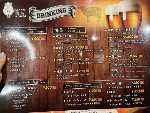 Menu Ramu