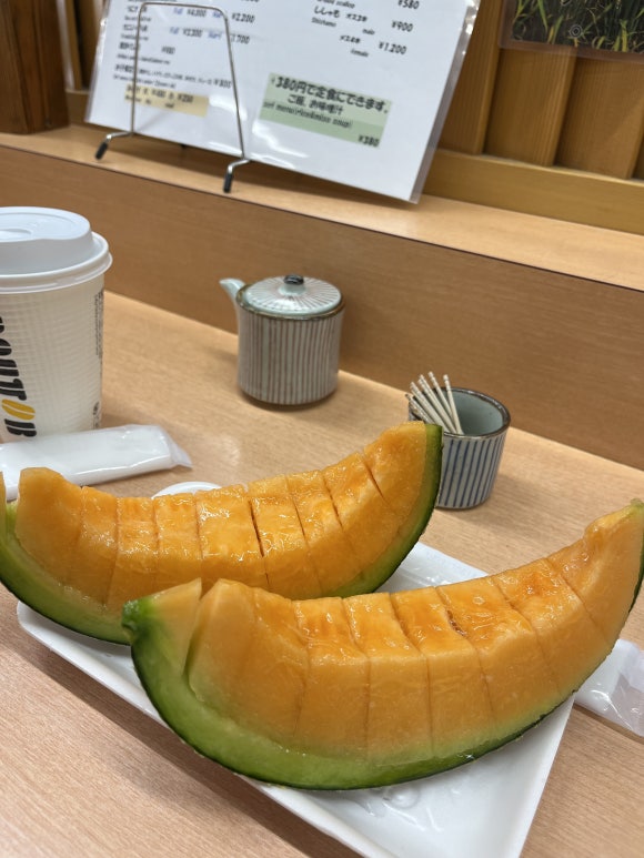 メロン試食