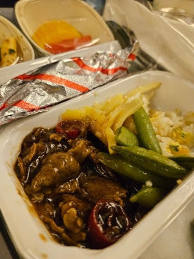 Suất ăn trên máy bay Korean Air