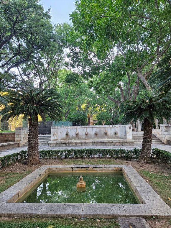 Garten des Almudaina Palastes