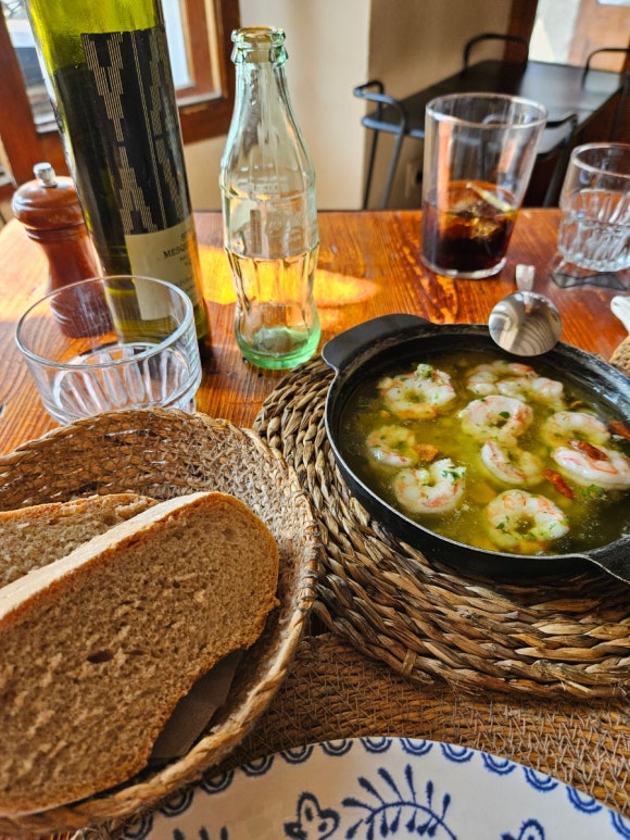 Gambas im Restaurant Es Racó d'es Port