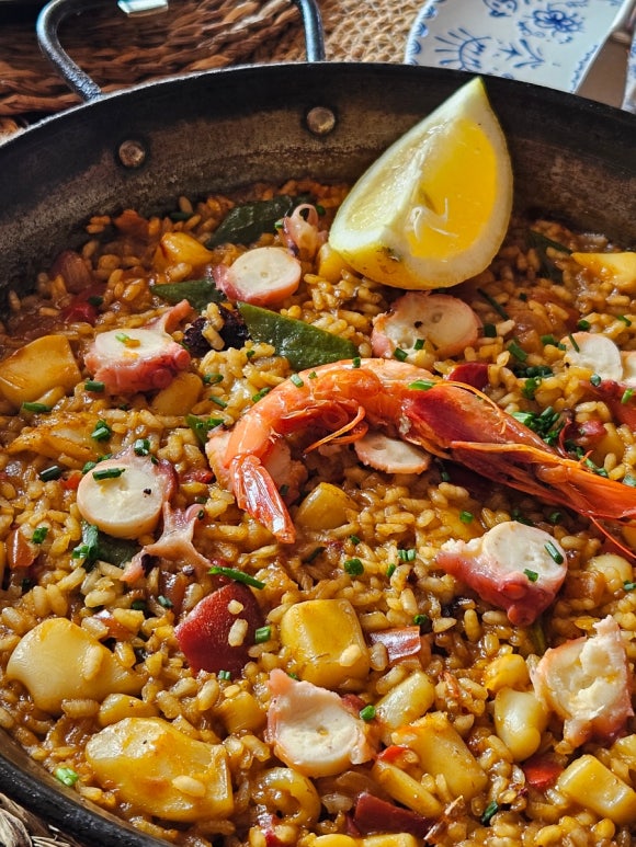 Paella im Restaurant Es Racó d'es Port
