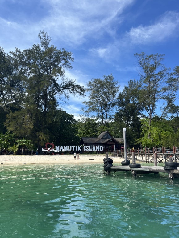 Verabschiedung von der Mamutik Insel