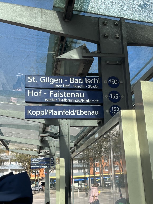 Bushaltestelle Bahnhof Salzburg