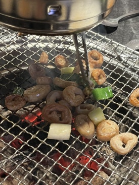 Grilled pork makchang