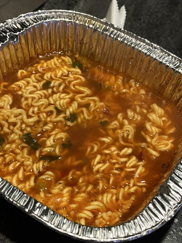 Making ramen