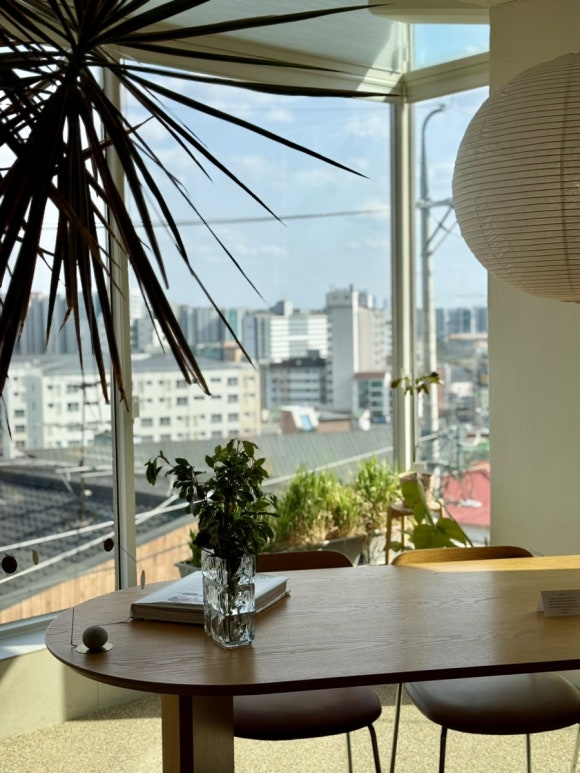 Window seat at Cafe Slowood