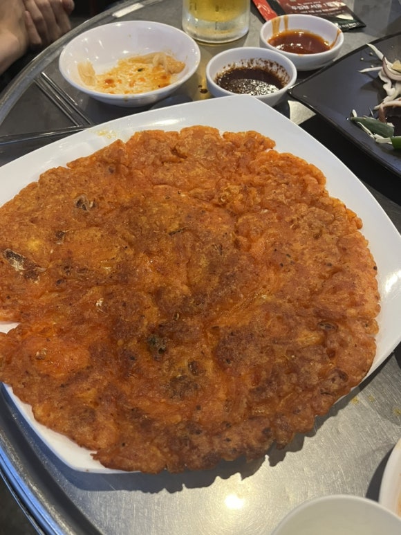 Kimchi pancake at the night market