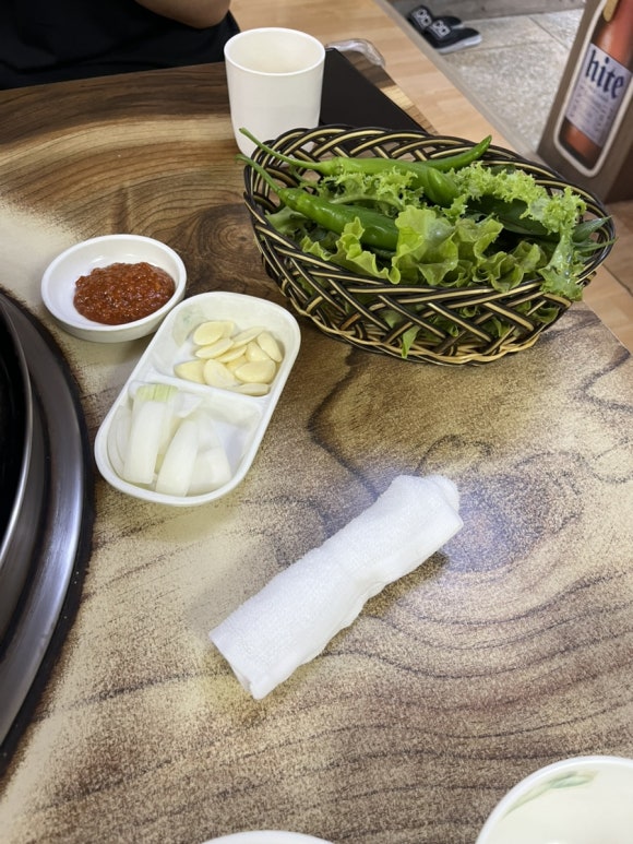 Fertiges Dakgalbi in Chammi Dakgalbi