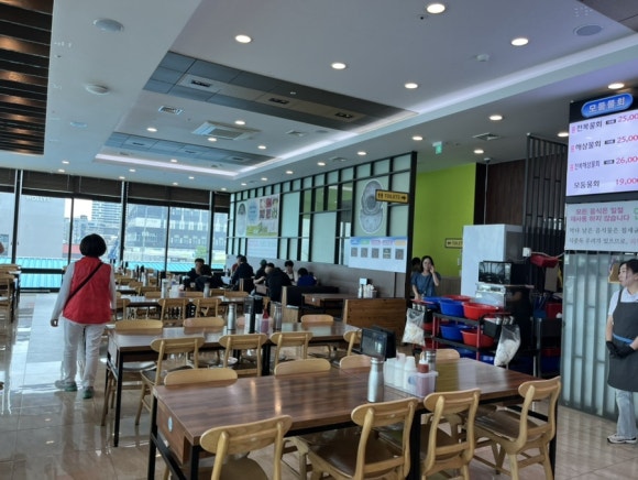 Vue de la salle de Maison Bongpo Meoguri