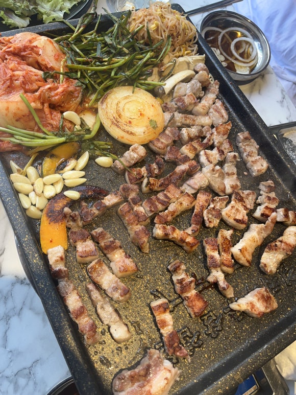 Grillage de porc d'échine