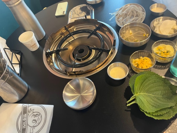 Setting of side dishes