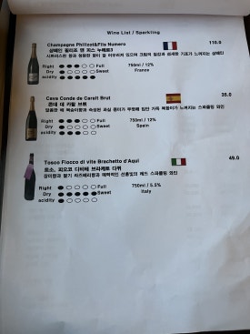 Table de bar du Forêt de Cheongseol