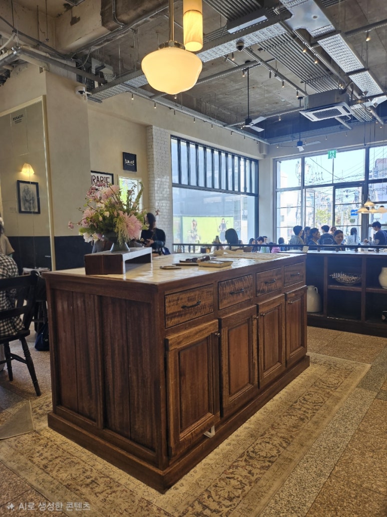 Innenansicht des Cafés