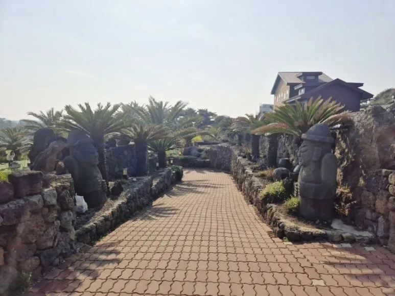 Jeju-style cafe entrance